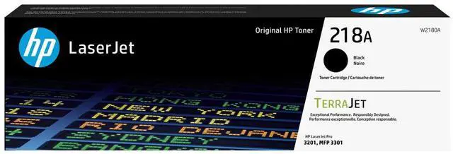 Main image of HP 218A Black Original LaserJet Toner Cartridge, ~1,300 pages black, W2180A
