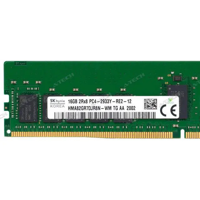 Alt view image 3 of 6 - (NOT FOR HOME PC!) Hynix 16GB 2Rx8 PC4-2933Y RDIMM DDR4-23400 ECC REG Registered Server Memory RAM