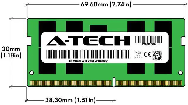 Alt view image 3 of 7 - (NOT FOR HOME PC!) A-Tech 16GB 2Rx8 PC4-23400 DDR4 2933 MHz ECC SODIMM MicroServer NAS Memory RAM