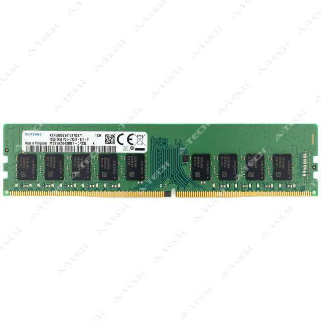 Main image of (NOT FOR HOME PC!) Samsung 16GB DDR4 2400MHz PC4-19200 ECC UDIMM Server Memory RAM M391A2K43BB1-CRC