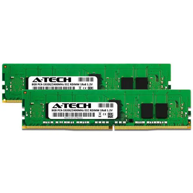 Alt view image 2 of 2 - 16GB 2x 8GB PC4-2400 RDIMM Dell PowerEdge R430 M640 T440 R930 T630 Memory RAM