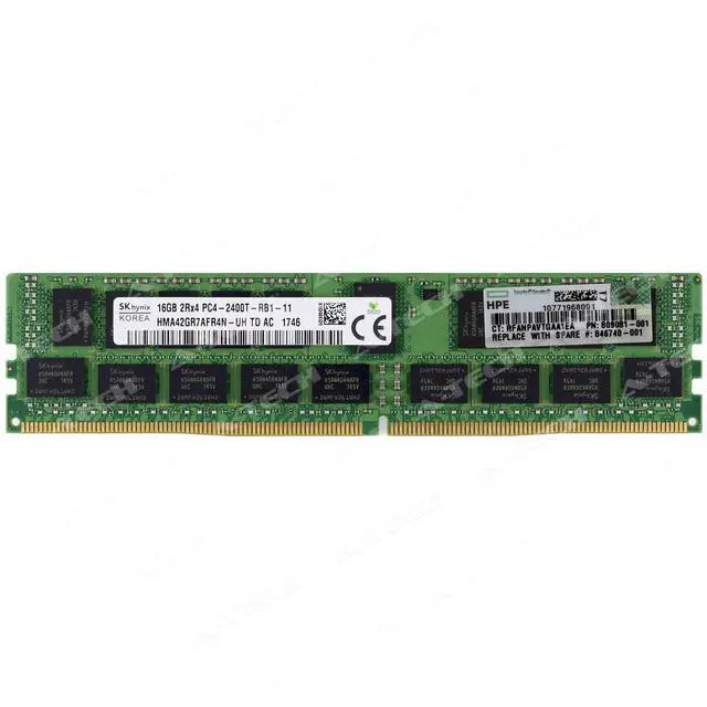 Main image of HP 16GB DDR4-2400 RDIMM 836220-B21 846740-001 809081-081 HPE Server Memory RAM