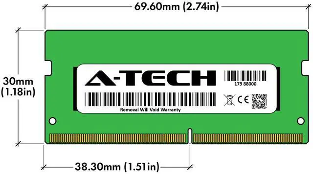 Alt view image 3 of 4 - (NOT FOR HOME PC!) 32GB 2x 16GB PC4-3200 ECC SODIMM Synology DiskStation DS1823xs+ Memory RAM
