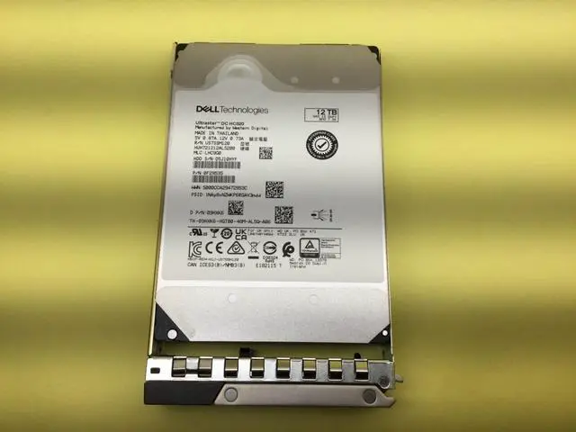 Alt view image 2 of 5 - (NOT FOR HOME PC!) 9HXK6 DELL 12TB 7.2K SAS 12Gb/s 3.5in 512e HDD 09HXK6 HGST HUH721212AL5200