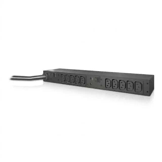 Main image of APC NetShelter AP9571A Basic Rack PDU 30A 208V 1U 10x C13 Outlets Power Strip - OEM