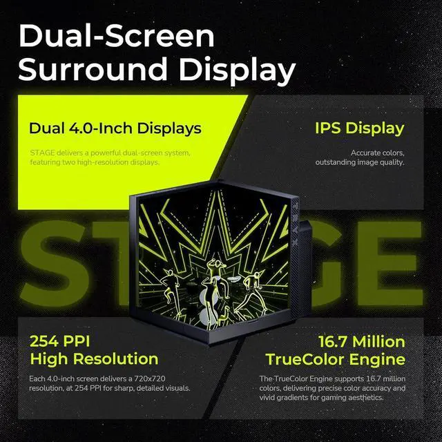 Alt view image 3 of 7 - TRYX Stage ARGB 360mm AIO Screen3D Display Modes Asetek 7th GenV2 (Black)