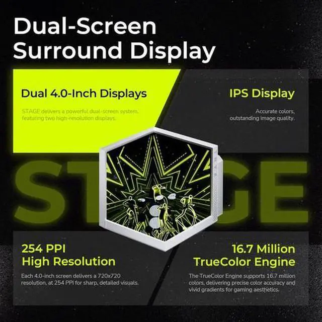 Alt view image 3 of 7 - TRYX Stage ARGB 360mm AIO Screen3D Display Modes Asetek 7th GenV2 (White)