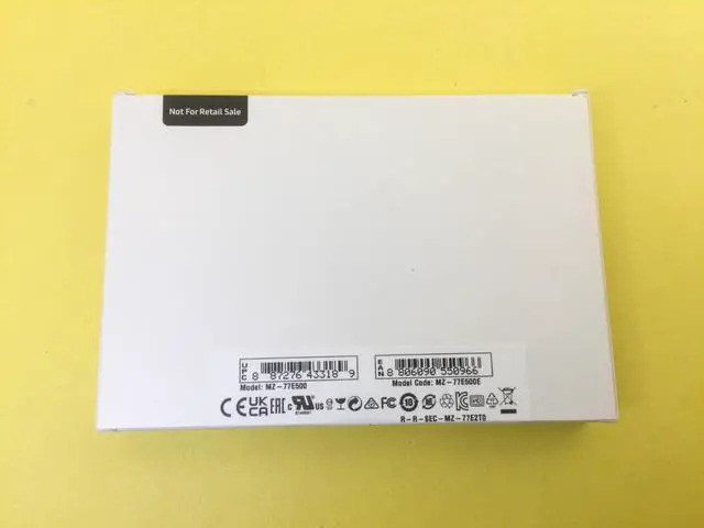 Alt view image 2 of 3 - MZ-77E500 OEM SAMSUNG 870 EVO 500GB 2.5 Inch SATA III Internal SSD