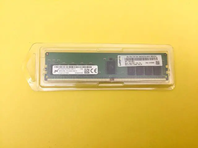 Alt view image 3 of 3 - (NOT FOR HOME PC!) 01PE864 Lenovo 16GB DDR4 2933MHz CL21 ECC RDIMM Memory MTA18ASF2G72PDZ-2G9E1