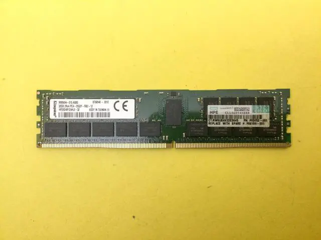 Alt view image 3 of 5 - P03052-091 HPE 32GB(1X32GB) 2Rx4 PC4-2933Y-R DDR4 Server Memory P00924-B21