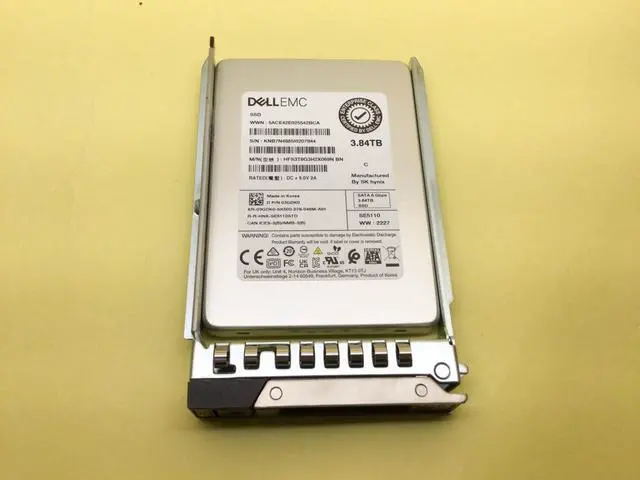 Main image of 3GDK0 DELL 3.84TB SATA 6Gb/s Read Intensive 2.5'' SSD 03GDK0 HFS3T8G3H2X069N