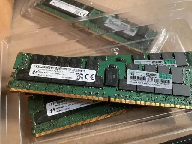 Alt view image 2 of 4 - MICRON 64GB 4DRX4 PC4-2666V DDR4 SERVER MEMORY MTA72ASS8G72LZ-2G6D2