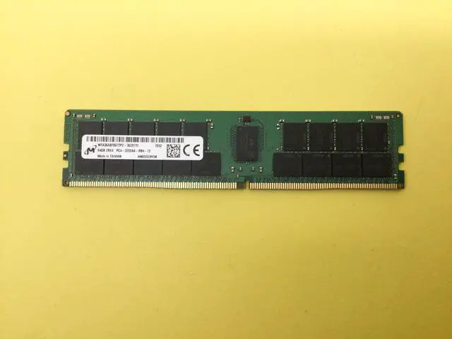 Main image of MICRON 64GB (1X64GB) 2RX4 PC4-3200AA DDR4 SERVER MEMORY MTA36ASF8G72PZ-3G2E1