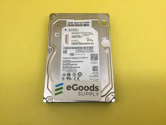 Main image of 00WH127 Lenovo System X 8TB 7.2K SATA 6Gb/s 512e 3.5in HDD No Tray 00WH126