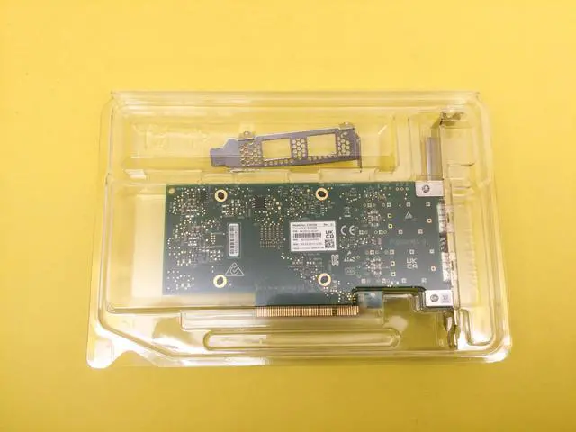 Alt view image 3 of 3 - Mellanox ConnectX-5 EDR 10/25GbE 2-Ports PCIe SFP28 Network Adapter MCX512A-ACAT