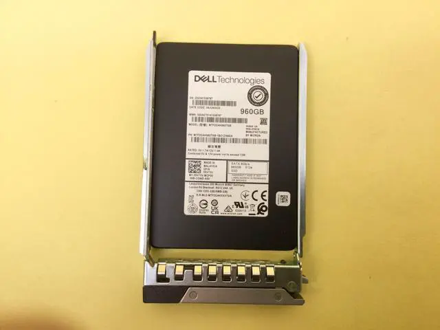 Main image of 5V73V Dell 960GB SATA 6Gb/s Mixed Use 2.5in SSD 05V73V MTFDDAK960TGB