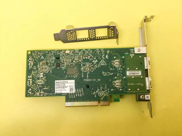 Alt view image 2 of 3 - MCX4121A-ACAT Mellanox ConnectX-4 Lx EN 25GbE 2-Port SFP+ SFP28 Network Card