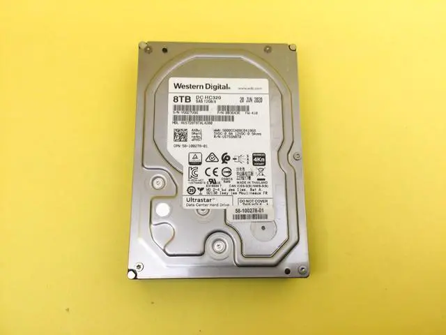 Main image of (NOT FOR HOME PC!) WD Ultrastar DC HC320 8TB 7200RPM SAS 12Gb/s 3.5in HDD HUS728T8TAL4200