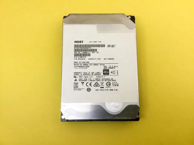 Main image of (NOT FOR HOME PC!) HGST Ultrastar 8TB 7.2K SAS 12Gb/s 3.5in 4Kn HDD HUH728080AL4200 EMC 118000117