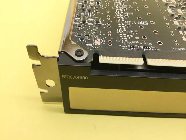 Alt view image 3 of 4 - NVIDIA Quadro RTX A4500 20GB GDDR6 PCIe 4.0 x16 Graphics Card