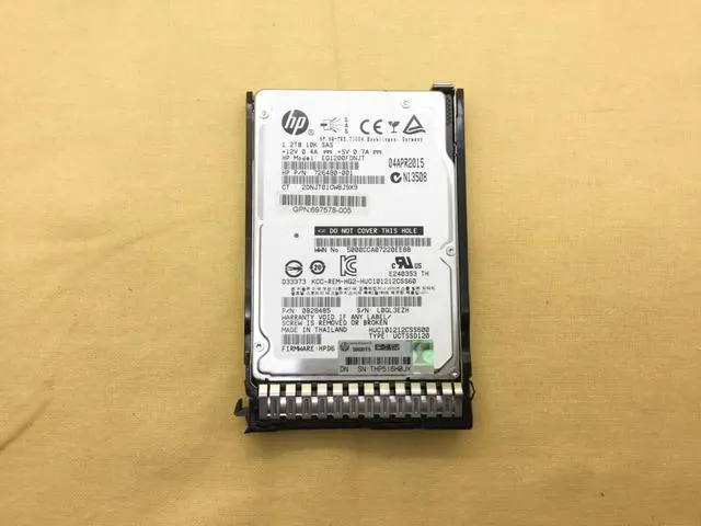 Alt view image 2 of 4 - (NOT FOR HOME PC!) HP 718162-B21 1.2TB 6G SAS 10K 2.5in DP ENT SC HDD 718292-001