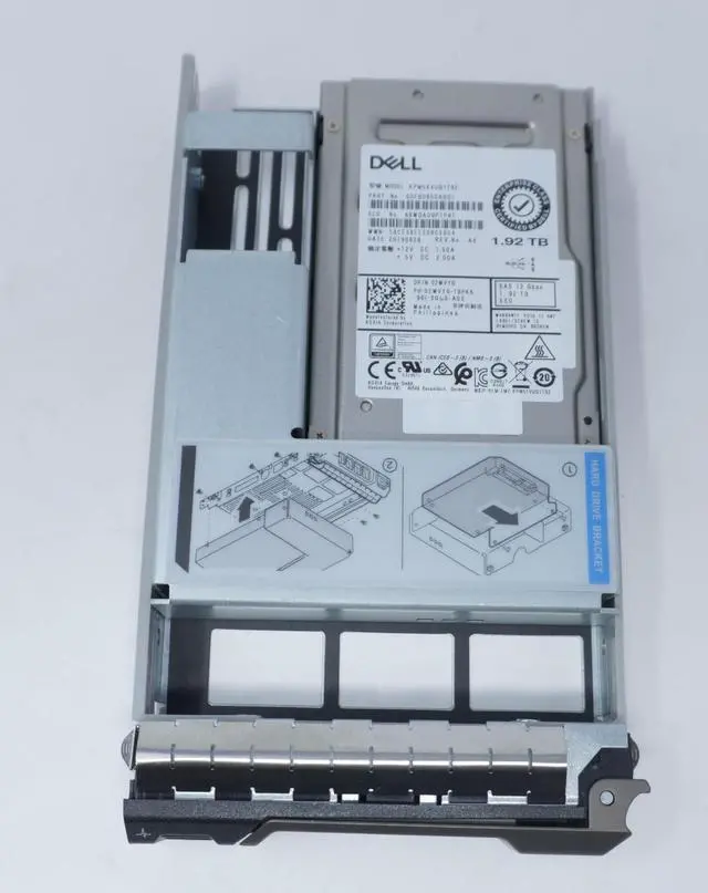 Alt view image 2 of 2 - (NOT FOR HOME PC!) Dell 2WVYG 1.92TB 12G Hybrid 3.5" SAS G13 Mixed Use SSD KPM5XVUG1T92 02WVYG