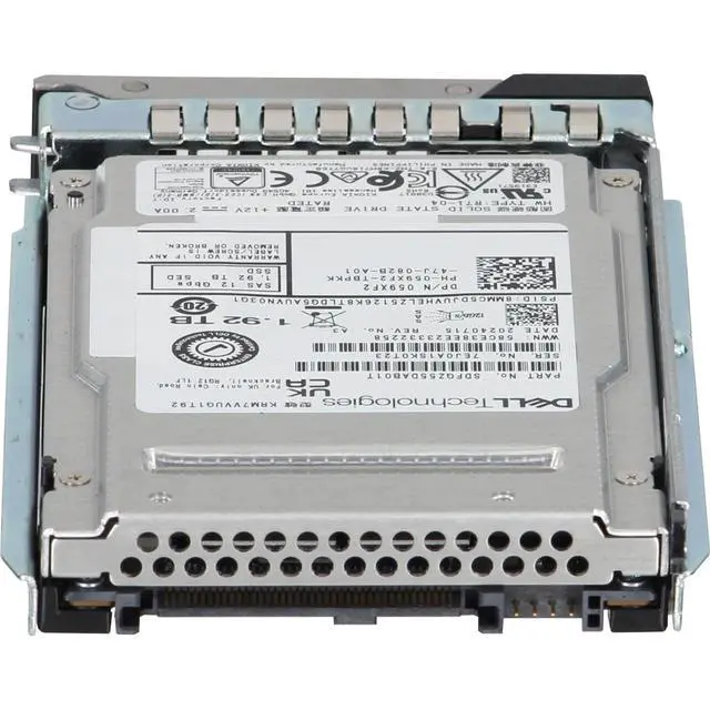 Alt view image 4 of 5 - (NOT FOR HOME PC!) 59XF2-CDL Dell 1.92TB 12Gbps vSAS MU TLC SED 2.5 SSD KRM7VVUG1T92