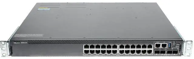 Alt view image 3 of 6 - Dell Networking N2224X-ON 24P 2.5GbE 4P SFP28 IO-PSU Switch (Kit)