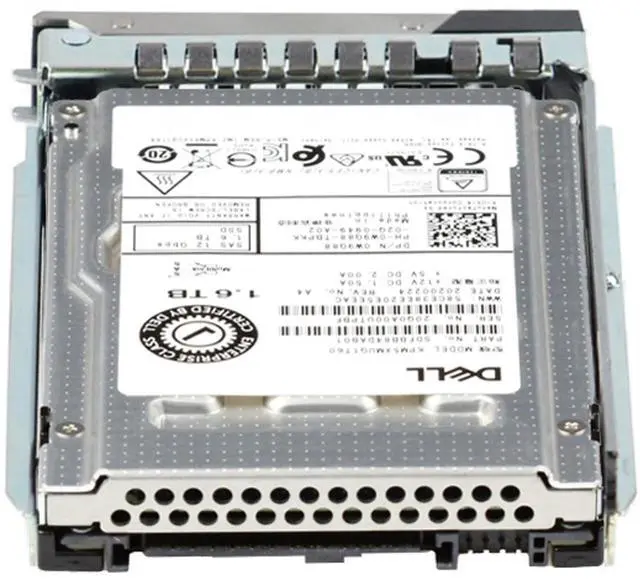 Alt view image 4 of 5 - (NOT FOR HOME PC!) W9G88-CP2 Dell 1.6TB 12Gbps SAS WI TLC 2.5 SSD KPM5XMUG1T60 CPO
