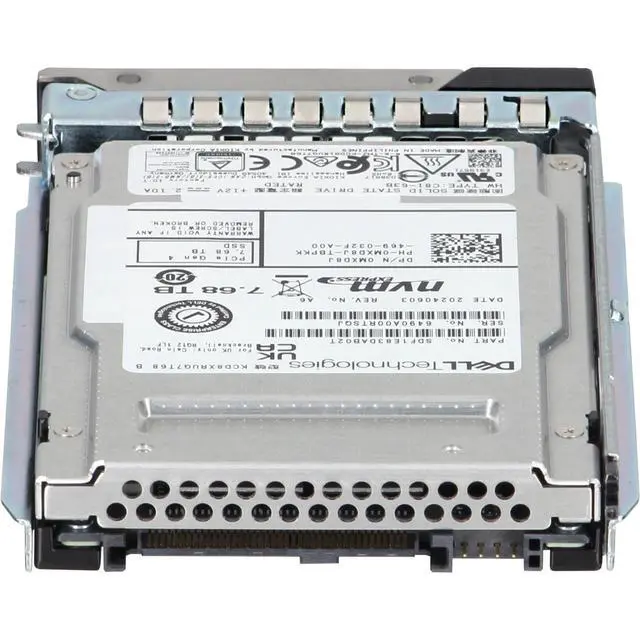 Alt view image 4 of 5 - MXD8J-CD1 Dell 7.68TB Data Center NVMe Gen4 RI TLC 2.5 SSD CD8-R