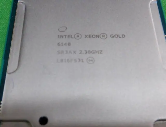 Alt view image 2 of 3 - Intel Xeon 18-Core Gold 6140 2.3GHz Processor SR3AX CPU