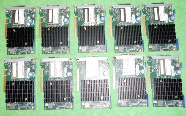 Alt view image 6 of 6 - HPE 556FLR-SFP+ 732454-001 10GB 2-Port 764460-001 FLEXFABRIC LOT OF 10
