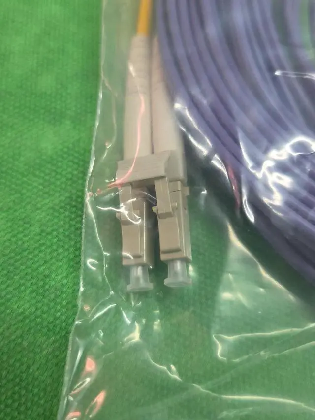 Alt view image 2 of 5 - OM4 LC/UPC- LC/UPC Fiber Patch MM Duplex Purple 50/125 18 FT LOT OF 10 PCS