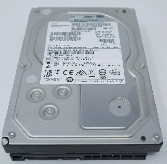 Main image of HUS726040ALA614 4TB SATA Hard Drive 7200rpm 3.5"