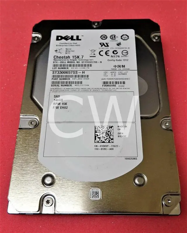 Alt view image 2 of 2 - (NOT FOR HOME PC!) ST3300657SS-H Seagate CHEETAH 15K.7 146GB 15K RPM 6Gb/s 16MB 3.5" SAS Hard Drive