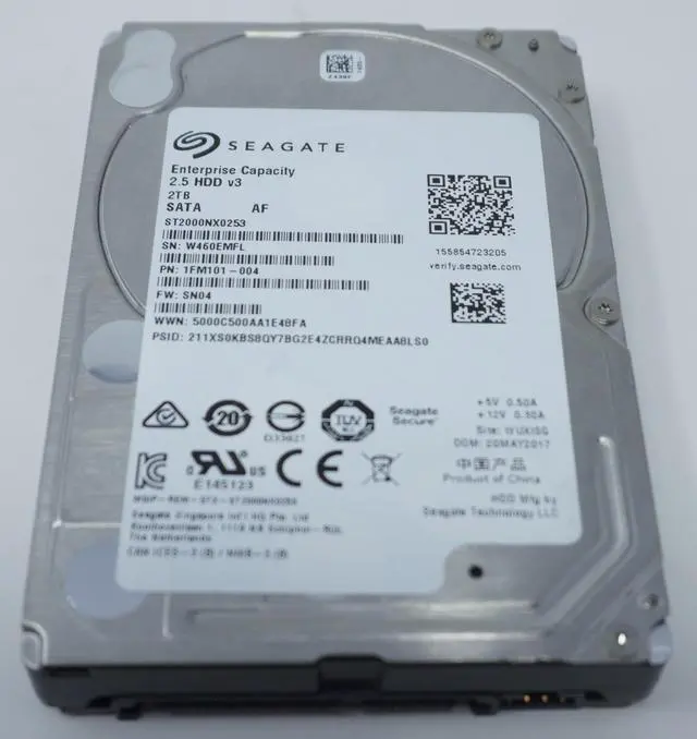 Main image of SEAGATE ST2000NX0253 HDD 2TB SATA 6Gb/s 2.5" Server Hard Drive RF