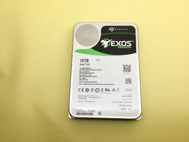 Alt view image 2 of 4 - Seagate Exos X12 12TB 7200RPM SATA 6Gb/s 3.5" 256MB Internal HDD ST12000NM0007