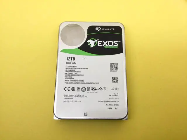 Alt view image 3 of 4 - Seagate Exos X12 12TB 7200RPM SATA 6Gb/s 3.5" 256MB Internal HDD ST12000NM0007