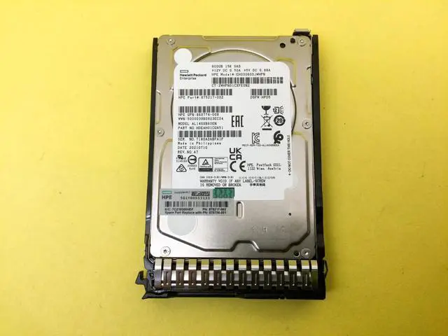 Alt view image 3 of 5 - (NOT FOR HOME PC!) 870757-B21 HP 600GB SAS 12G ENTERPRISE 15K SFF SC DS HDD 870794-001