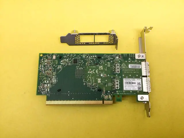 Alt view image 2 of 3 - Mellanox ConnectX-5 EDR 100GbE Dual Port Adapter Network Card MCX556A-ECAT