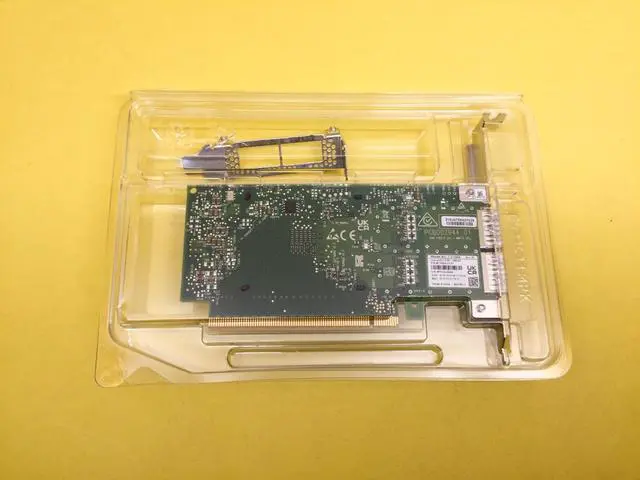 Alt view image 3 of 3 - Mellanox ConnectX-5 EDR 100GbE Dual Port Adapter Network Card MCX556A-ECAT