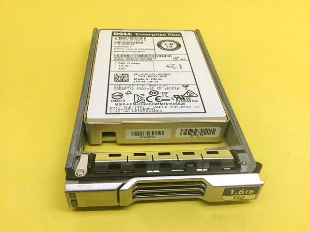 Main image of (NOT FOR HOME PC!) J2FJX Dell EqualLogic 1.6TB SAS 12Gb/s Mix Use 2.5'' SSD 0J2FJX HUSMM1616ASS200