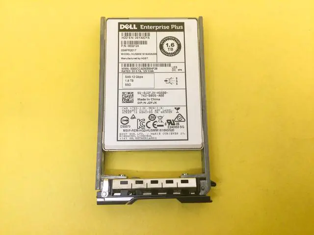 Alt view image 2 of 3 - (NOT FOR HOME PC!) J2FJX Dell EqualLogic 1.6TB SAS 12Gb/s Mix Use 2.5'' SSD 0J2FJX HUSMM1616ASS200