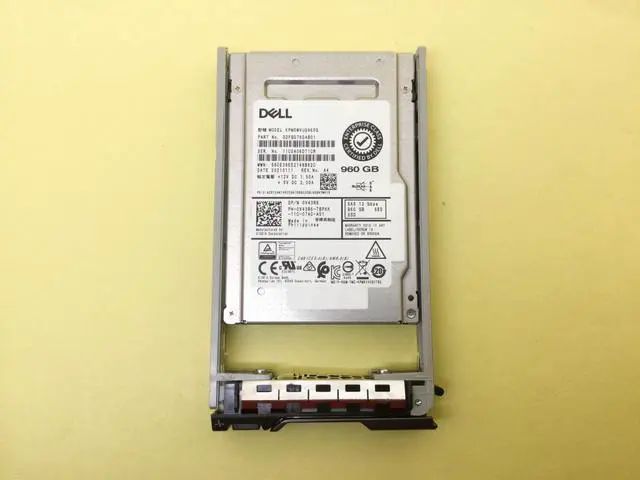 Main image of (NOT FOR HOME PC!) V43R6 DELL 960GB SAS 12Gb/s Mixed Use 2.5" SSD 0V43R6 KPM5WVUG960G