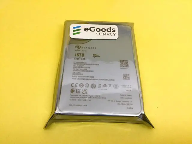 Alt view image 3 of 3 - SEAGATE EXOS X16 16TB 7.2K SATA 6GBPS 256MB 3.5IN HDD ST16000NM001G