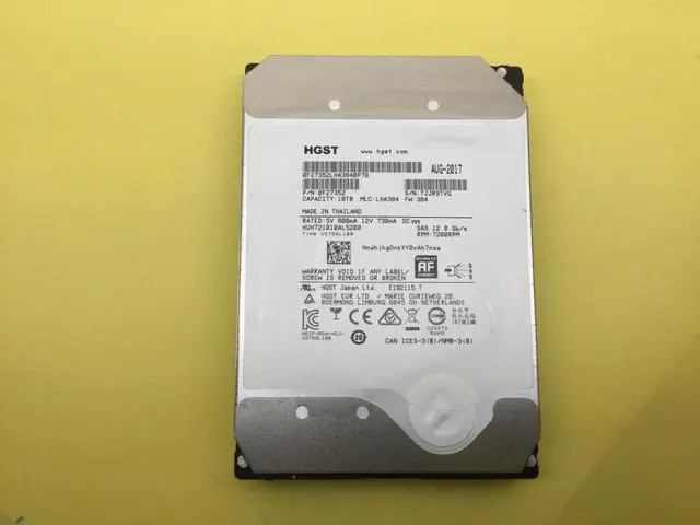 Alt view image 3 of 3 - (NOT FOR HOME PC!) WD HGST 10TB 7.2K SAS 12Gbps 3.5'' 512e HDD HUH721010AL5200