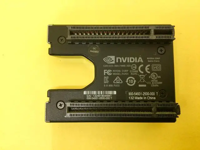 Alt view image 2 of 2 - P4931 Nvidia NVLink Bridge 2-Slot Spacing for Quadro GPU 900-54931-2500-000