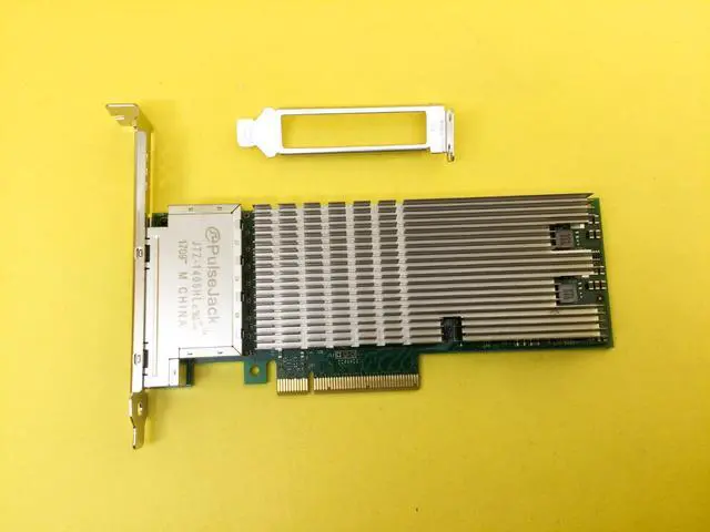 Alt view image 2 of 3 - Dell Intel X710-T4 Quad Port 10GbE RJ45 Base-T Network Adapter 08XJ7 K5V44