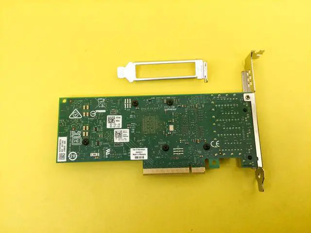 Alt view image 3 of 3 - Dell Intel X710-T4 Quad Port 10GbE RJ45 Base-T Network Adapter 08XJ7 K5V44