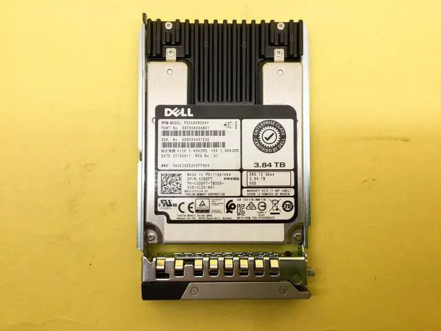 Main image of (NOT FOR HOME PC!) 3DDFT DELL 3.84TB SAS 12Gb/s Mix 2.5'' Internal SSD PX05SVB384Y Gen 14 Tray